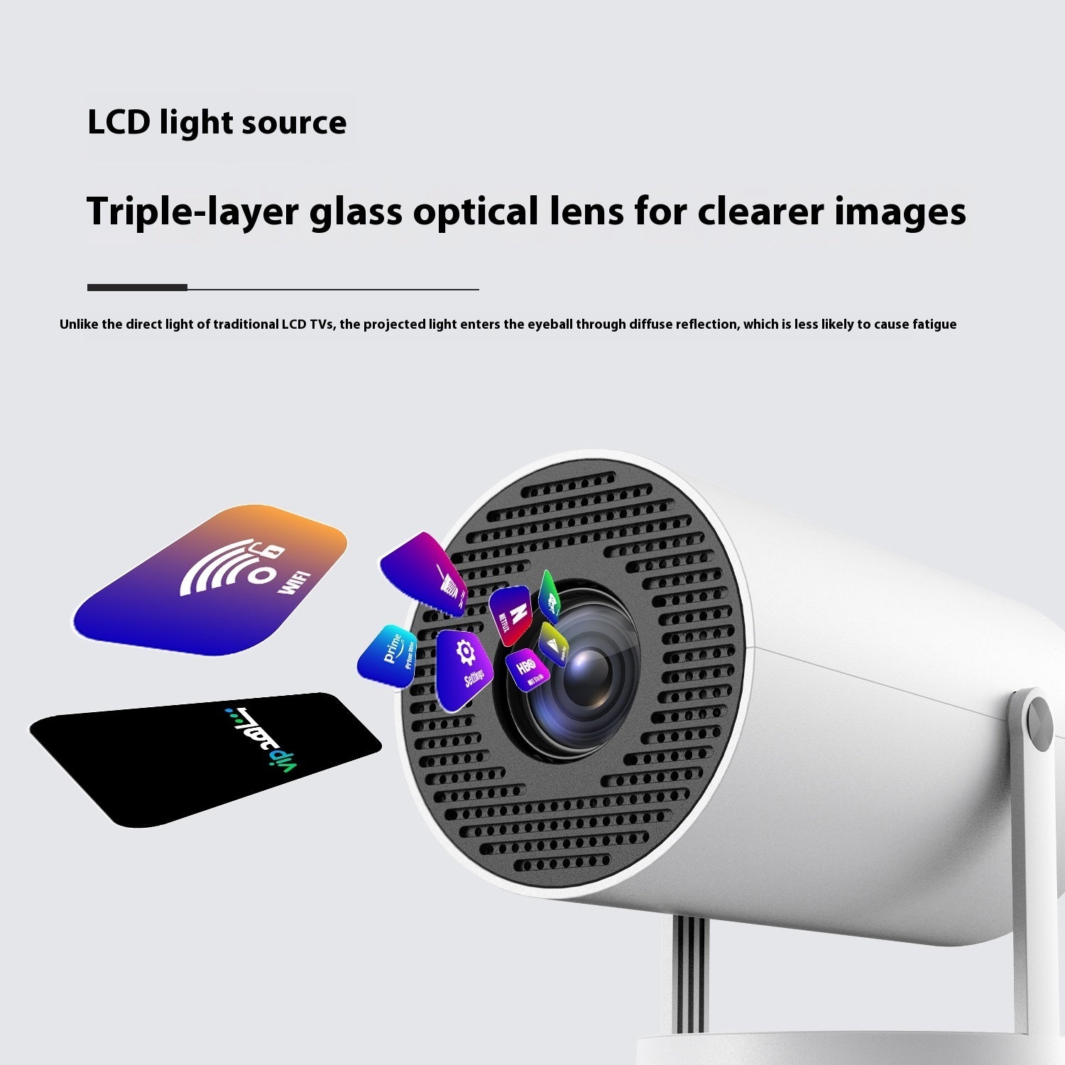 Small Straight Projector For Home