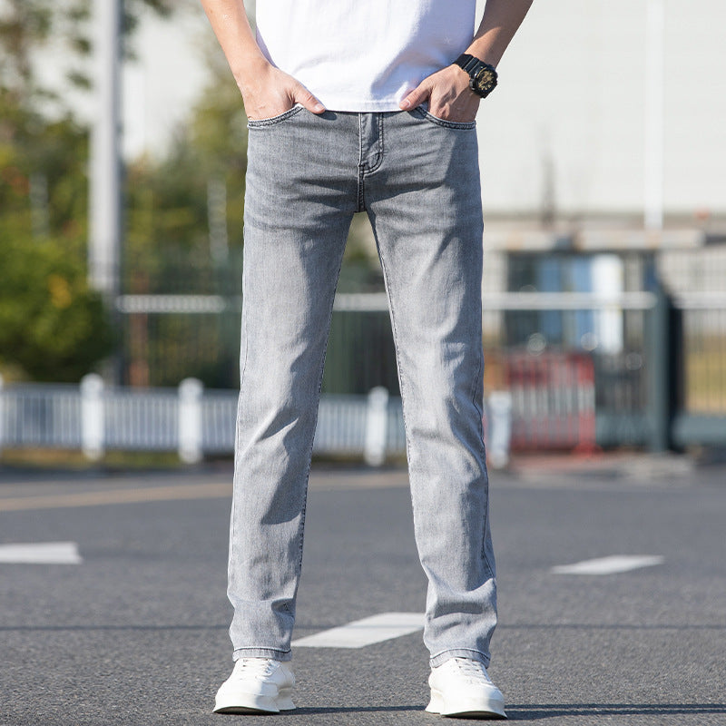 Men's Slim-fit Straight Trousers