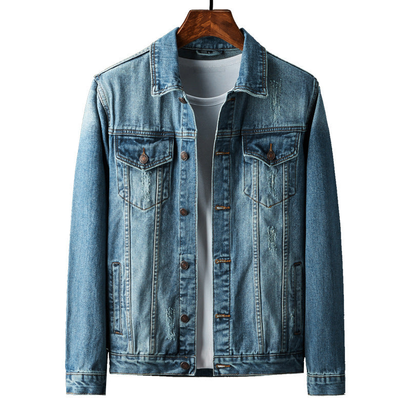 Plus Size Denim Coat