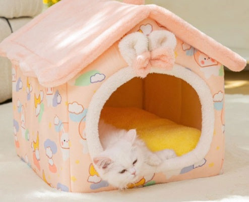 Foldable Pet Winter House