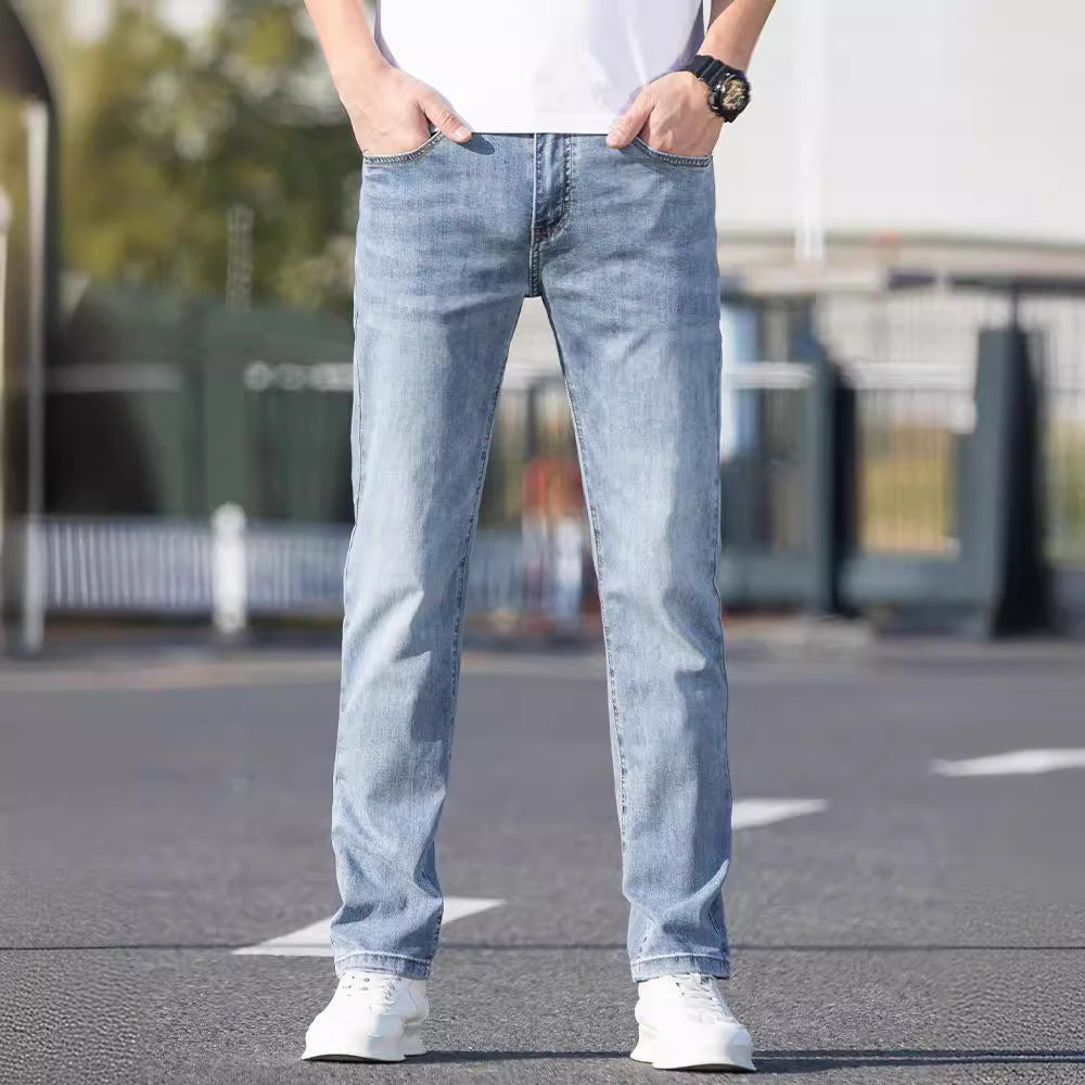 Men's Slim-fit Straight Trousers