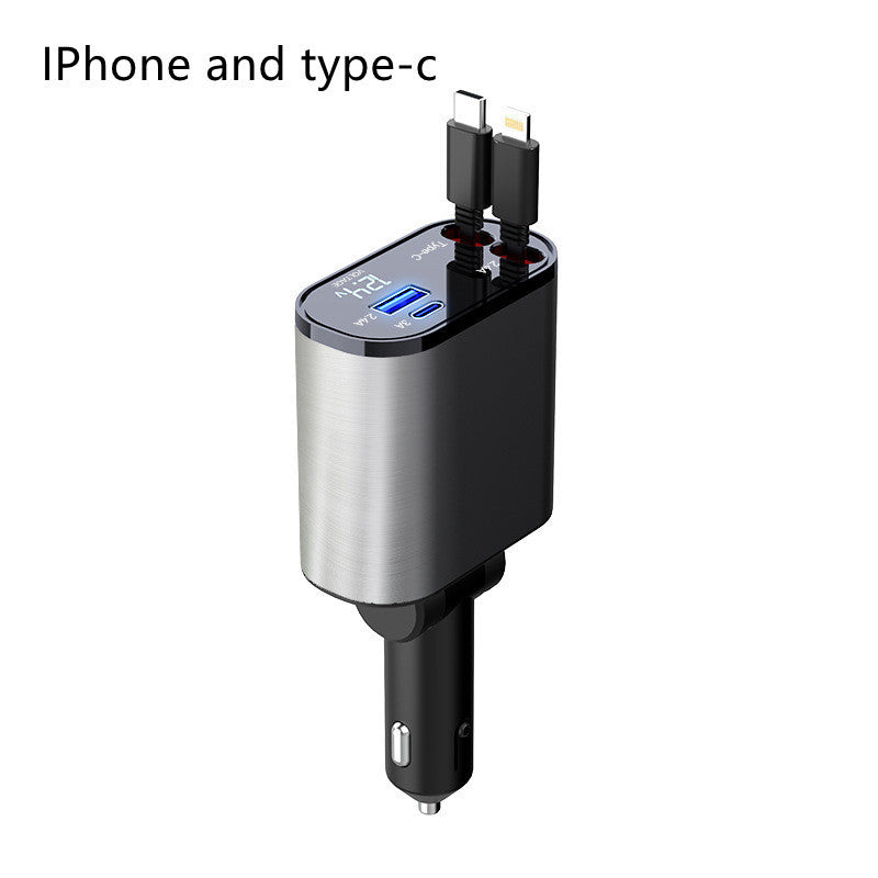 Metal Car Charger 100W Super Fast