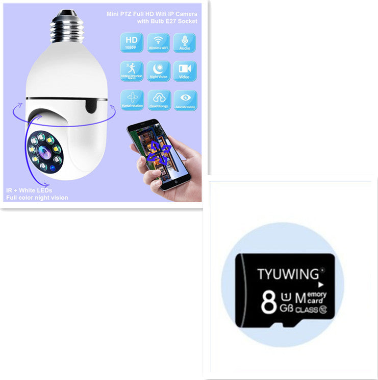 WIFI CAMERA 1080P Bulb 4X Zoom