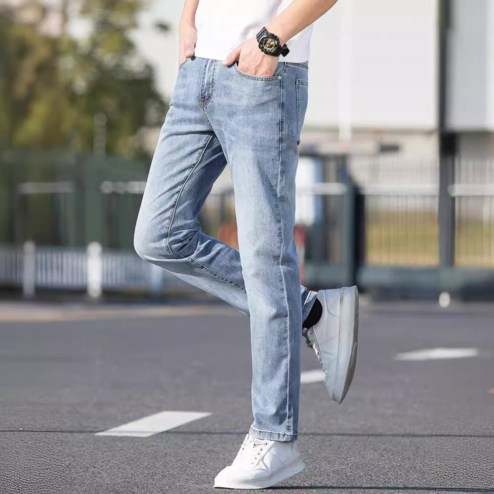 Men's Slim-fit Straight Trousers