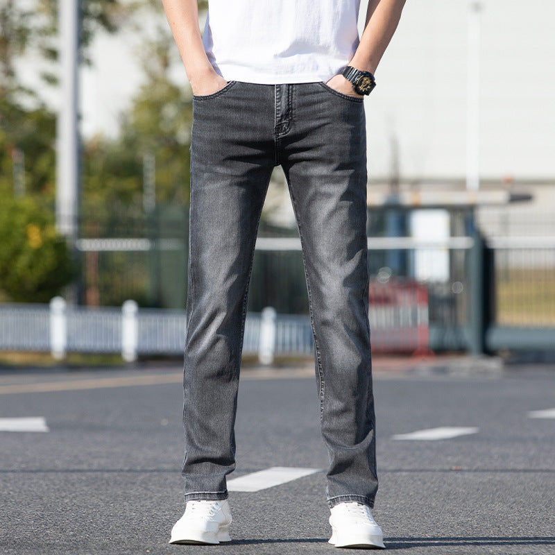 Men's Slim-fit Straight Trousers